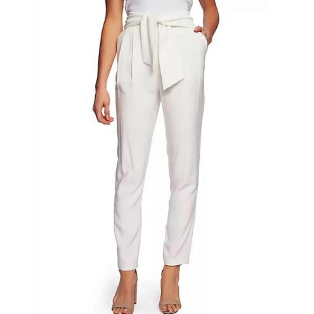 CeCe Straight Leg Tie Front Pants